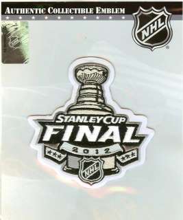 2012 Stanley Cup Finals Jersey Patch   100% Authentic Official NHL 