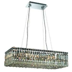 Ibiza Design 16 Light Rectangular 28 Adjustable Pendant Chandelier 