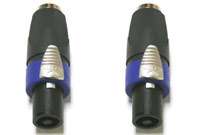  NL2FC Neutrik ® Speakon adapter coupler Adapts 1/4 speaker cables 