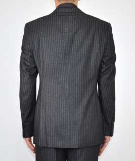 Armani Collezioni Medium Gray Pinstripe Suit US 42R EU 52R  