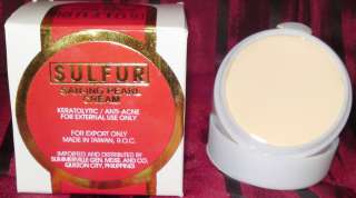 12 Sulfur San ing Cream Pearl Cream , contains 12 grams each