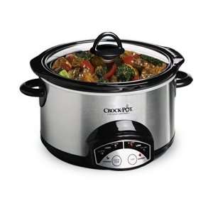  Rival Programmable Stoneware 6 Qt. Slow Cooker Smart Pot 