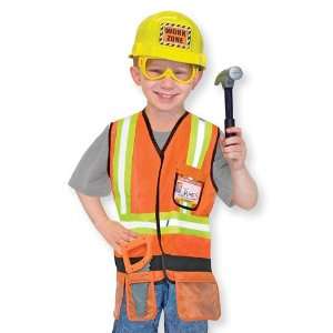  Construction Worker Role Play Costume Set Toys & Games