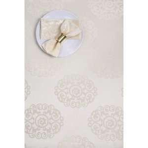  Monaco   Cream Tablecloths 60 Round