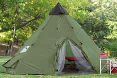 X2CB1 175419 New Guide Gear 18x18 Teepee Tent  