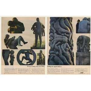  1966 Oslo Gustav Vigeland Sculptures SAS Scandinavian 