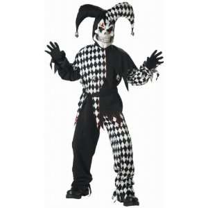  Evil Jester Child Halloween Costume Like a Male Harley 