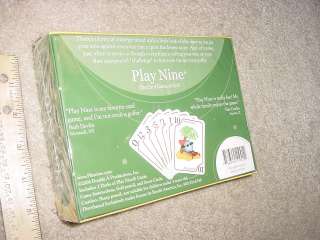 Play Nine   The Card Game of Golf   NEW Factory Sealed  