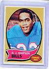 SIMPSON 1970 Topps RC Excellent Condition BUFFALO