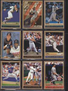 1998 Topps Baseball Complete set From Factory (503) In Sheets & Binder 