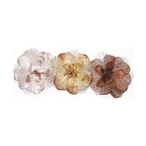  Silk Flowers Small 3/Pkg Arts, Crafts & Sewing