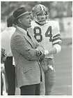 Tom Landry Coach Dallas Cowboys Super Bowl Champs NFL HOF 8x10 B/W 