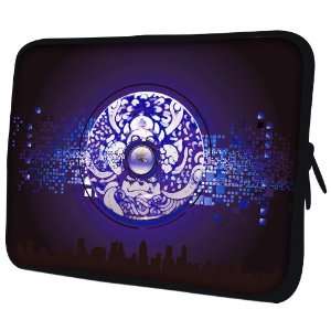 com 14 inch Purple Ancient Ornamental Graphic Notebook Laptop Sleeve 