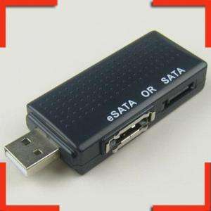 USB to SATA eSATA 2 Ports Adapter for PC Laptop 9808  