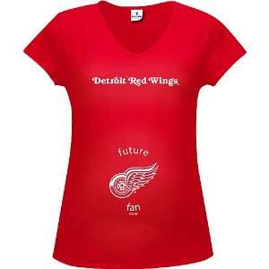  Soft As A Grape Detroit Red Wings Womens Maternity Future 