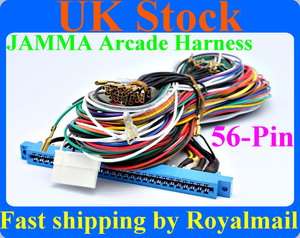   harness wire wiring loom for arcade game PCB video game board  