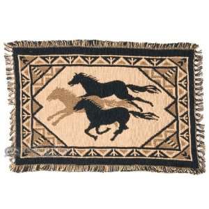  Cotton Southwestern Placemat  13x19 Horses