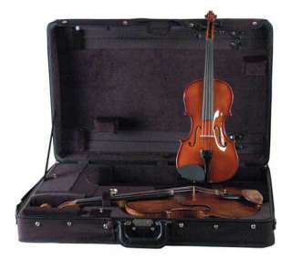 Double Viola And Violin Hard Case Very Durable Fits Full Size 