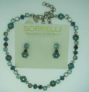 Sorrelli Salt Water Necklace Earrings set NBE2 EBE2ASSW  