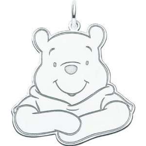  Sterling Silver Disney Winnie the Pooh Charm Jewelry