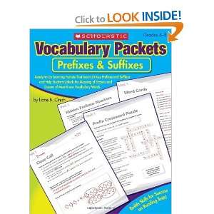  Vocabulary Packets Prefixes & Suffixes Ready to Go 