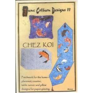  Chez Koi Table Runner Placemat, Runner and Pillow Pattern 