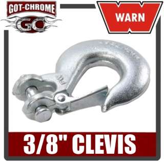winch cable replacement 3 8 clevis hook brand warn part 63979 our part 
