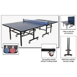  9 Foot Back Stop Table Tennis Table with Accessories 