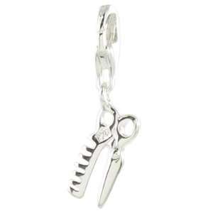 Charms 925 Sterling Silver Scissors Clip on Charm for Thomas Sabo 