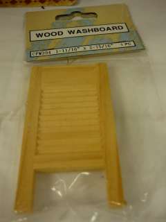 DOLL FURNITURE Lot Wooden Beds and Wood Washboard MIP  