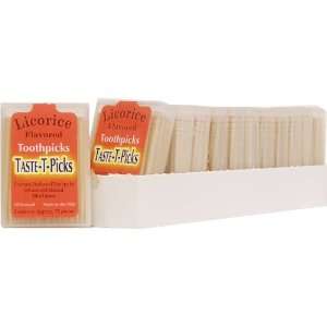 Taste T Picks Natural Licorice Flavored Toothpicks 12ct