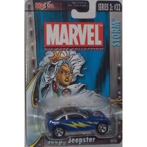   Marvel #32 Storm Jeep Jeepster 164 Scale Diecast Car Toys & Games