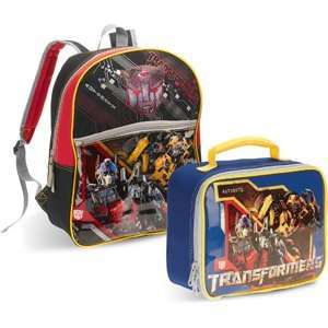  School Supplies Transformers Autobot Split Backpack and 