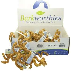    Barkworthies Premium Dog Treats, Tripe Spring