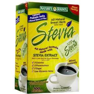 STEVIA POWDER PACKETS NBY Size 100 