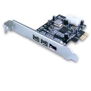  Vantec UGT FW210 3 Port FireWire 800 / 400 Combo PCIe Card 