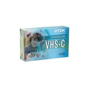  TDKTC30 TC 30 VHS C Premium 30 Minute Video Tape 