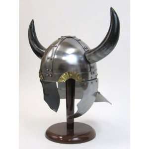   Authentic Steel Viking Warrior Helmet Costume Toys & Games