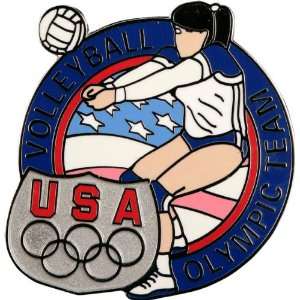  Team USA Volleyball Collectors Pin  Details 2004 Athens 