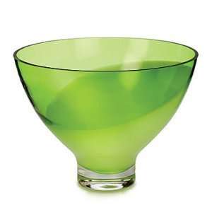  Waterford Crystal Evolution Peridot Whisper Footed Bowl 14 