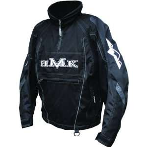  HMK Waterproof Bandit Pullover Jacket Black MD Automotive