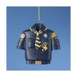Club Pack of 12 Cub Scout Blue Uniform Shirt Christmas Ornaments 3.25