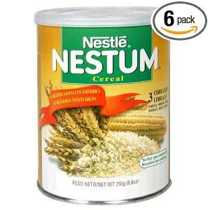 Nestle Nestum, Wheat, Rice and Corn Cereal, 8.8 Ounce Canisters (Pack 