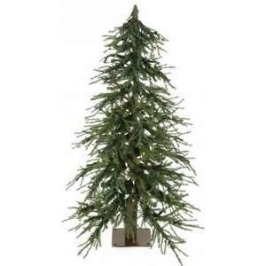   36 Natural Untrimmed Mini Pre Lit Pine Christmas Tree