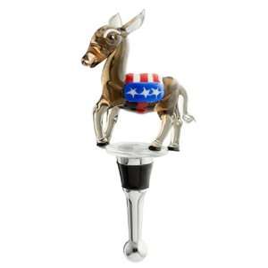    Democrat Party Donkey Wine Bottle Stopper