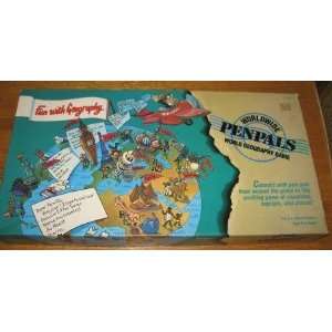    Worldwide Pen Pals World Geography Game (1989) Toys & Games